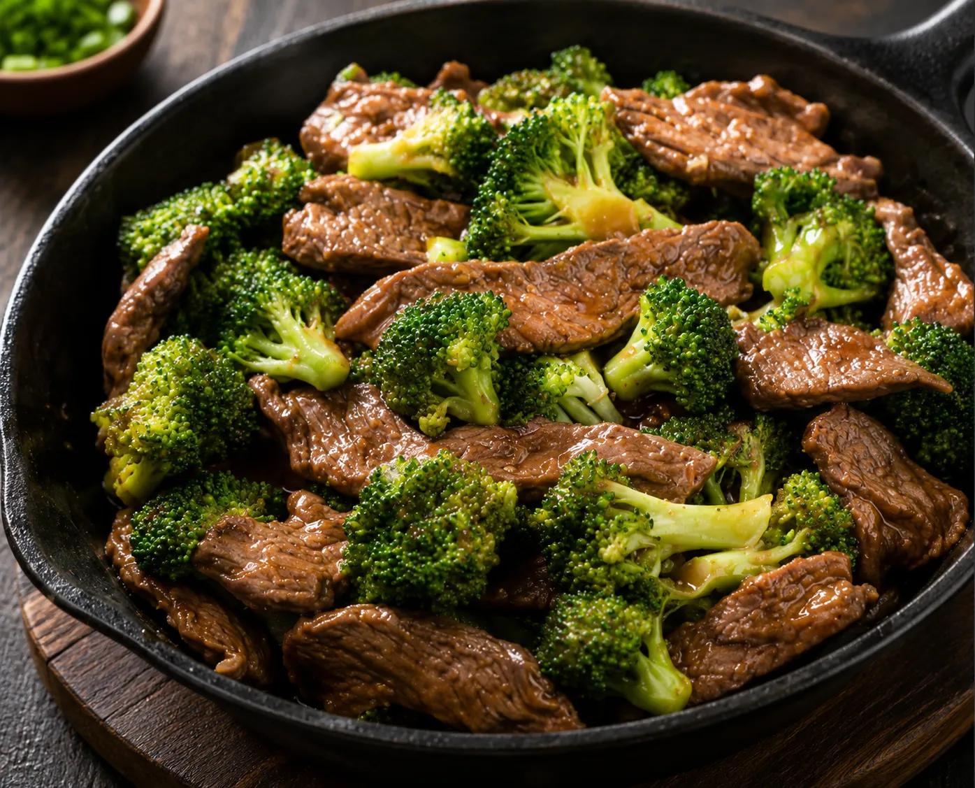 Beef with broccoli cooked Cantonese style at Hi-Ball Restaurant in River Heights, Winnipeg